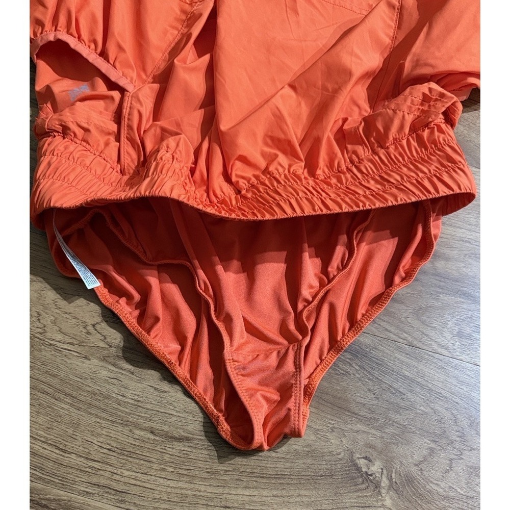 Free People Women Small FP Movement Get Your Flirt On Orange Pull On Shorts - Picture 9 of 16